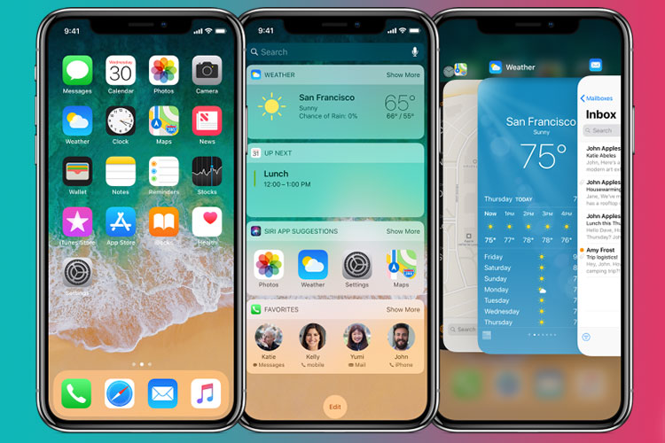 ژست های حرکتی جدید در آیفون X؛ تقلید اپل از بلک بری؟
